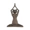 Nature Spring Stretching Frog Statue Resin Zen Animal Yoga Figurine for Outdoor Lawn and Garden Decor 741269MUJ - alternate 3